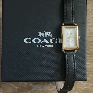 Black coach watch ! Like new!